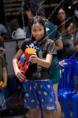 Songkran Tayland yeni yıl'ın Festivali