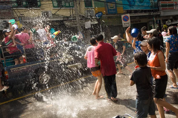 Songkran Tayland yeni yıl'ın Festivali