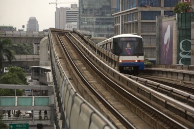gökyüzü tren Bangkok.