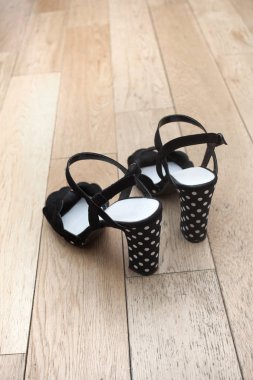 Zarif kadın ayakkabı çifti