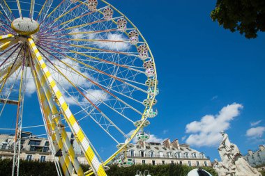 Bir yaz lunapark Tuileries Gardens, Par Merkezi