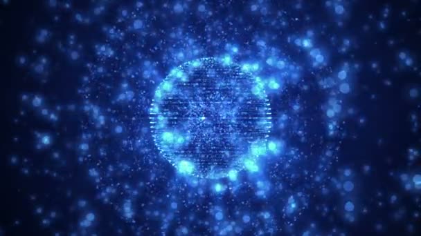 video Résumé Contexte, graphique et futuriste 