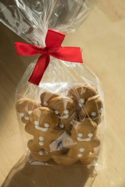 Galletas de jengibre hombre pan para Navidad — Foto de Stock