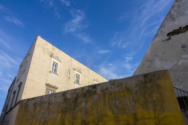 Güzel renkli evler adanın Procida, İtalya. 
