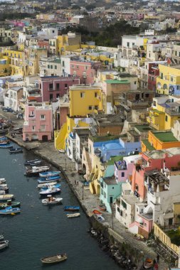 Procida Napoli sahil Flegrean adadan biridir ben