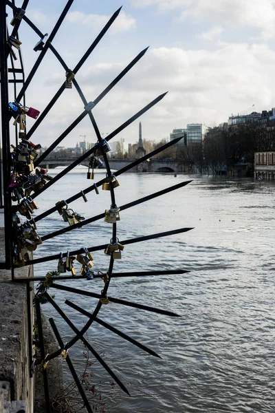 Paris, As margens do Sena estão inundadas, o Sena está a 6 metros acima do nível . — Fotografia de Stock