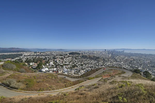 Stadtbild von Twin Peaks, San Francisco, USA. — Stockfoto