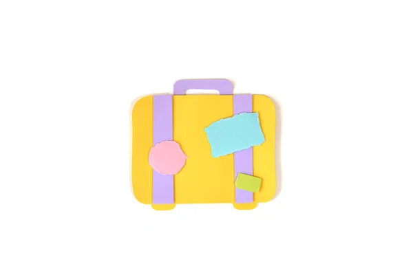 Luggage paper cut — Stockfoto