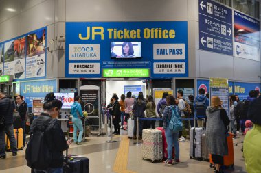 Jr bilet gişesi, Osaka, Japonya