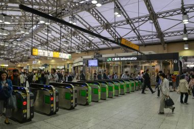Ueno tren istasyonu, Tokyo, Japonya