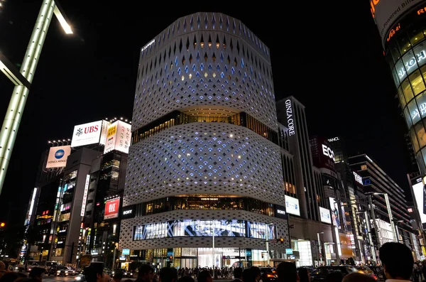 Ginza street, shopping street in Tokyo, Japan — Stock Photo, Image
