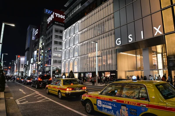 Ginza street, shopping street in Tokyo, Japan — Stock Photo, Image