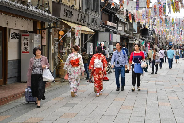 Kawagoe street, Japonsko — Stock fotografie