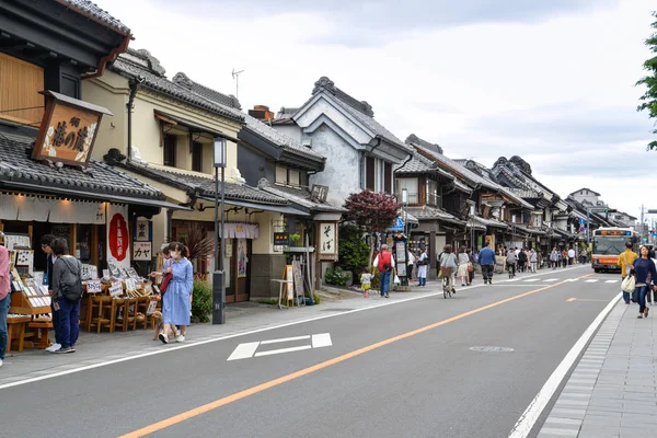 Kawagoe Straße, Japan — Stockfoto