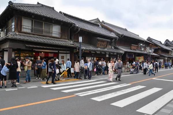 Kawagoe street, Japonsko — Stock fotografie
