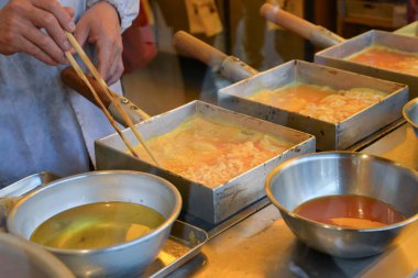 Tsukiji Balık pazarı, tokyo, Japonya