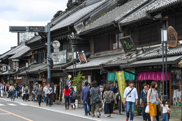 Old warehouse street, Kawagoe, Japon — Photo