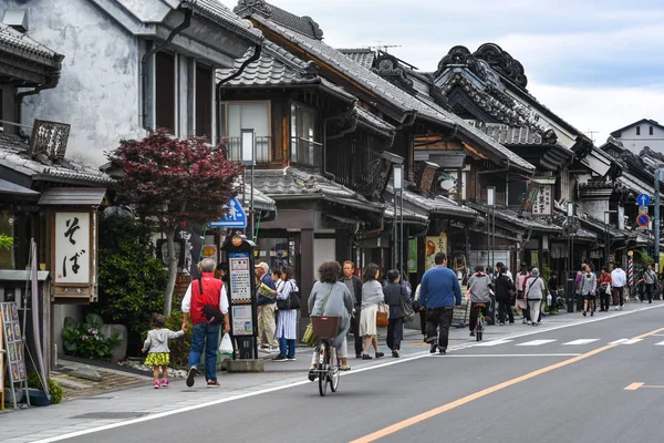 Alte lagerstraße, kawagoe, japan — Stockfoto