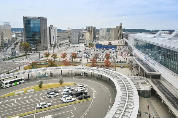 Stazione ferroviaria Toyama, Giappone — Foto Stock