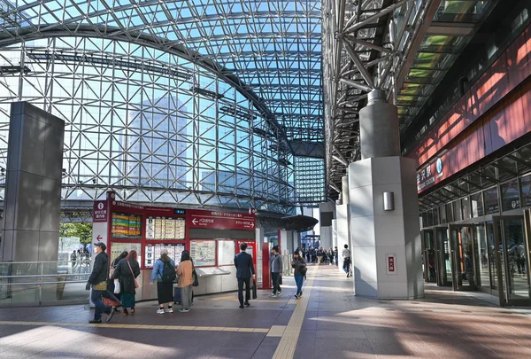 Stazione ferroviaria Kanazawa, Kanazawa, Giappone — Foto Stock