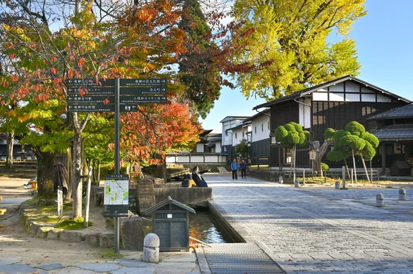 Festivalové náměstí, Hida Furukawa, Japonsko — Stock fotografie