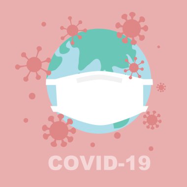 Dünya çapında Covid-19 salgını - Maske takan ve virüs taşıyan dünya