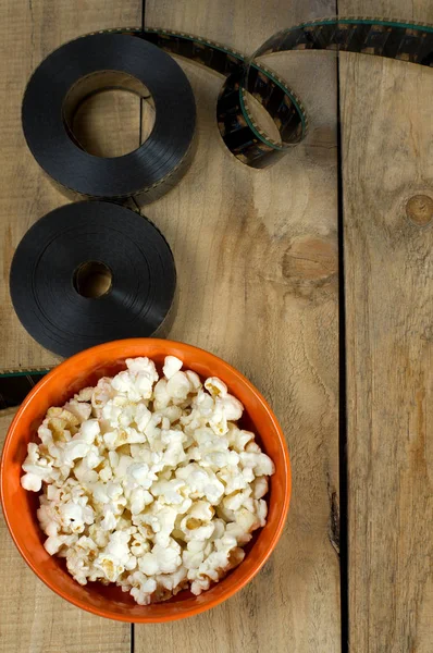 Film patlamış mısır ahşap tablo