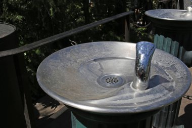 Alüminyum evye. Yakın çekim