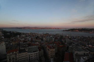 Istanbul üzerinde üstten görünüm