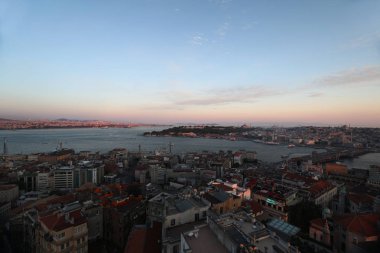Istanbul akşam yukarıdan görüntülemek