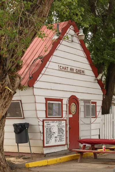 Casa blanca de madera en América — Foto de Stock