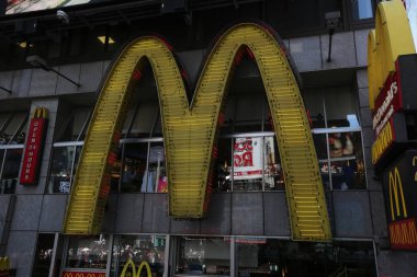 McDonalds New York'ta. Amerika, New York City - 6 Mayıs 2017