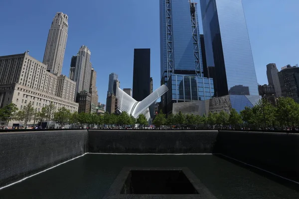 9 11 memorial museum. Ameryki, New York City - 12 maja 2017 r. — Zdjęcie stockowe