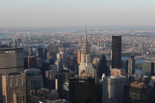 Vista aérea em Nova Iorque. América, Nova York - 13 de maio de 2017 — Fotografia de Stock