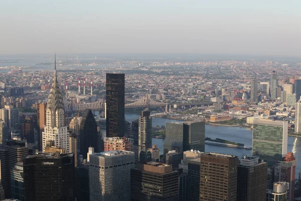 Flygfoto på New York. America, New York City - 13 maj 2017 — Stockfoto
