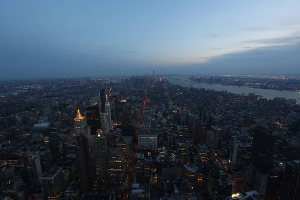 Vista aérea na cidade de Nova Iorque. América, Nova York - 13 de maio de 2017 — Fotografia de Stock