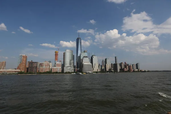 A paisagem urbana de Lower Manhattan. América, Nova York - 13 de maio de 2017 — Fotografia de Stock