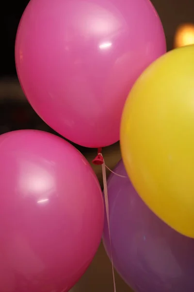 Luftballons. Selektiver Fokus. Nahaufnahme — Stockfoto