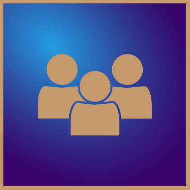 man simgesi vektör illüstrasyonu