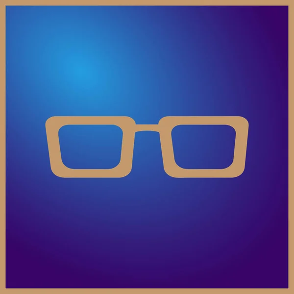 Icona web vettoriale occhiali — Vettoriale Stock