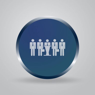 Adam simge vektör, grup insanlar düz tasarım