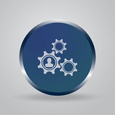 Gears'ın simgesi. Web Tasarım