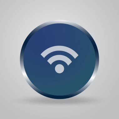 wifi simgesi vektör illüstrasyonu