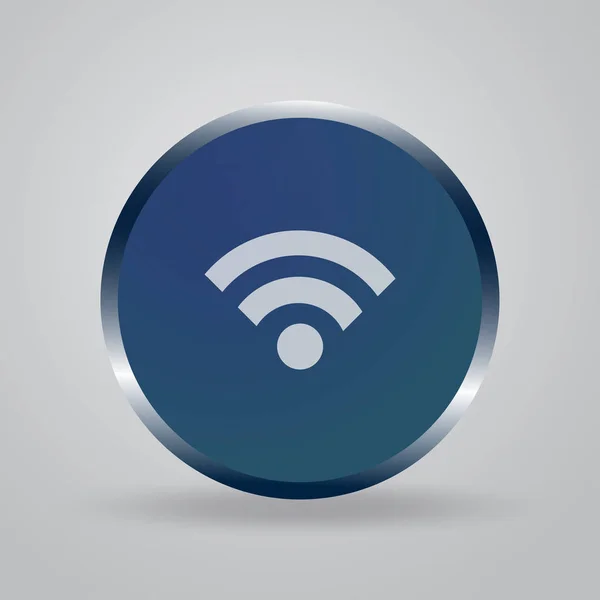 Wifi значок Векторні ілюстрації — стоковий вектор