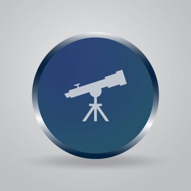 Teleskop web tasarım simgesi