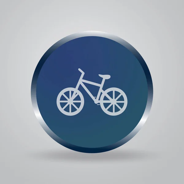 Icono de bicicleta vector ilustración — Vector de stock