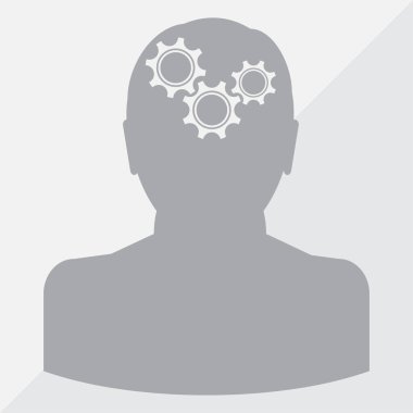 man simgesi vektör illüstrasyonu