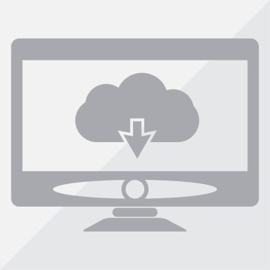 monitör web tasarım simgesi