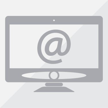 monitör web tasarım simgesi