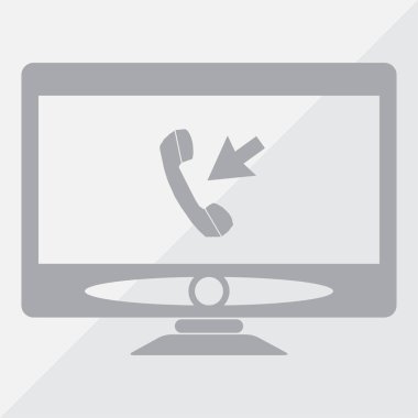 monitör web tasarım simgesi